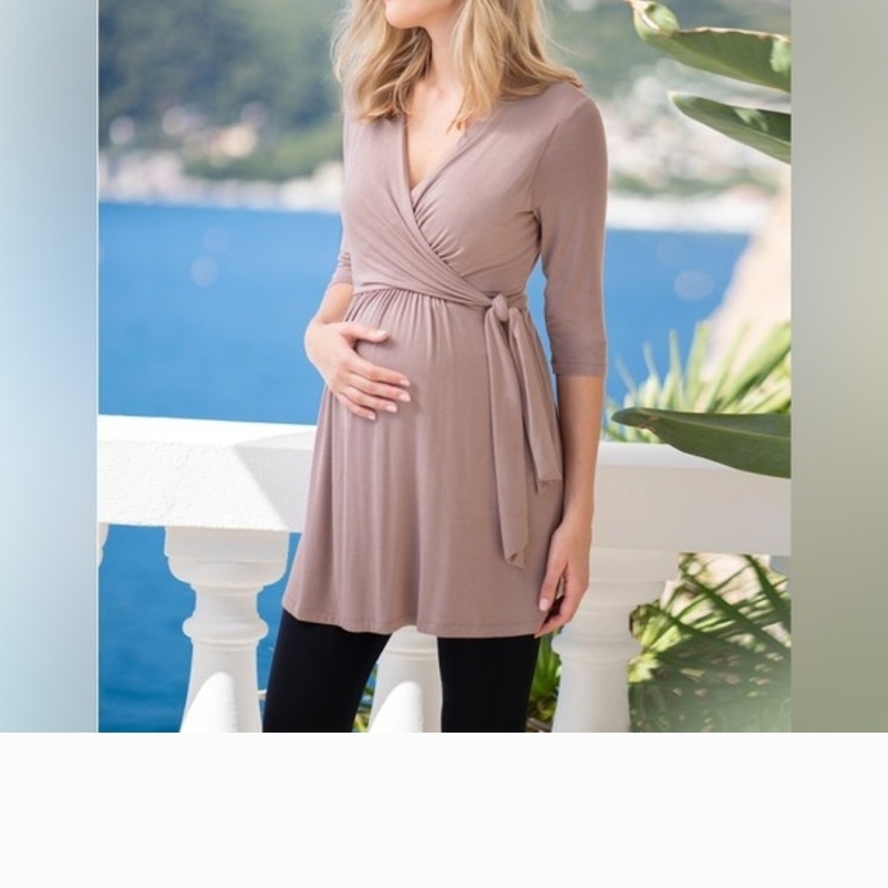 Seraphine Dusty Mauve Nursing Top